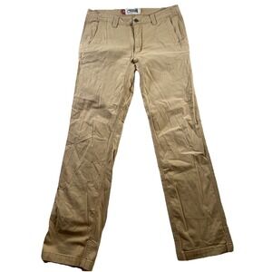Moutain Khakis Men's Original Mount Pants 34x32 Slim Fit Khaki Organic Cotton